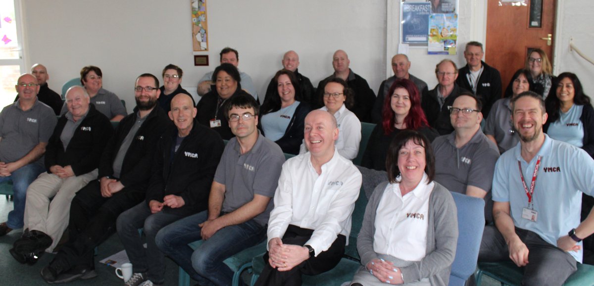 This is YMCA Burton - staff here are from all areas of our charity. 
We love what we do but we couldn't do it without the generous support of the local community - Thank you. #squadgoals #TeamYMCA #Charity