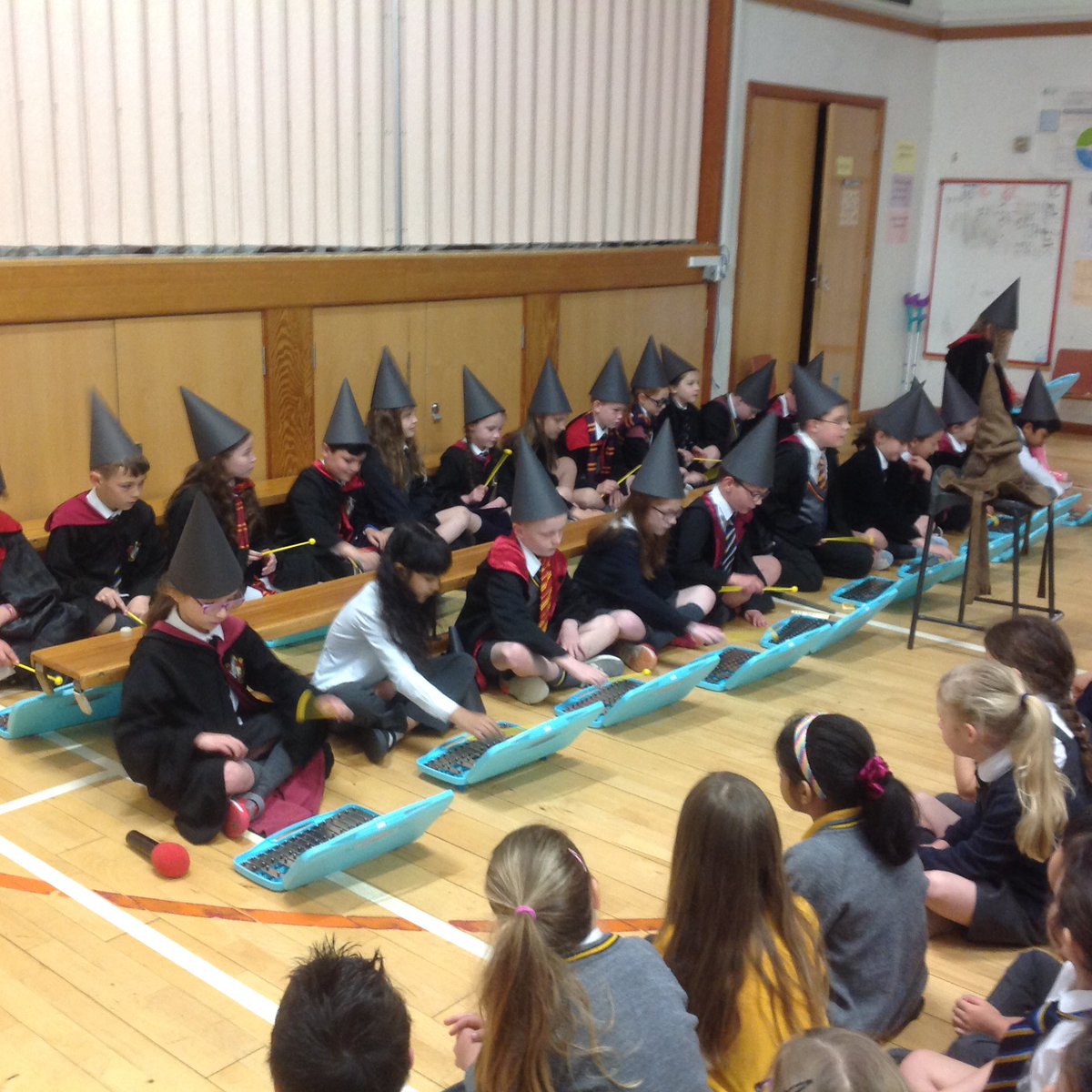 KillermontPS's tweet photo. Thanks to P3/4 for a great assembly. 👍 All about what they have learned from their Harry Potter novel study presented in a very clear &amp; confident way. #sharingtheirlearning https://t.co/86qcwbsPbo