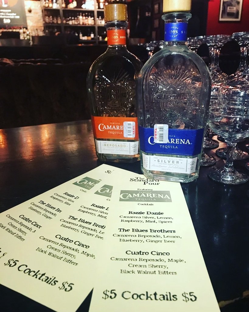 What better way to start your weekend than with a complimentary @camarenatequila cocktail and $5 specials from 4-7. Cheers Uptown!!! 🍈🍹 #craftcocktails #uptowndallas #happyfriday #happyhour #camarenatequila