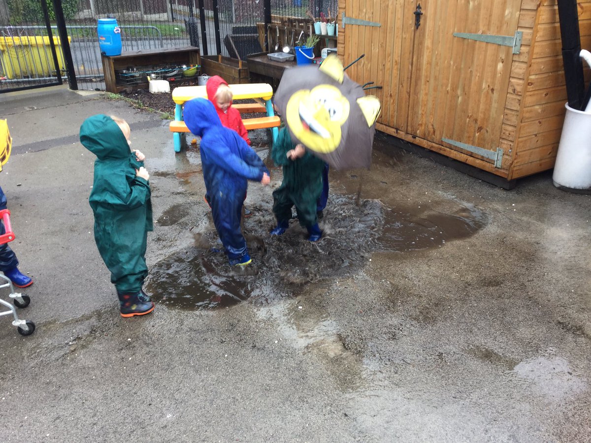 HartleyBrookPri's tweet image. This morning the nursery children have been having lots of fun splashing in muddy puddles!! #WeAreAstrea #efys #outdoorlearning #nursery