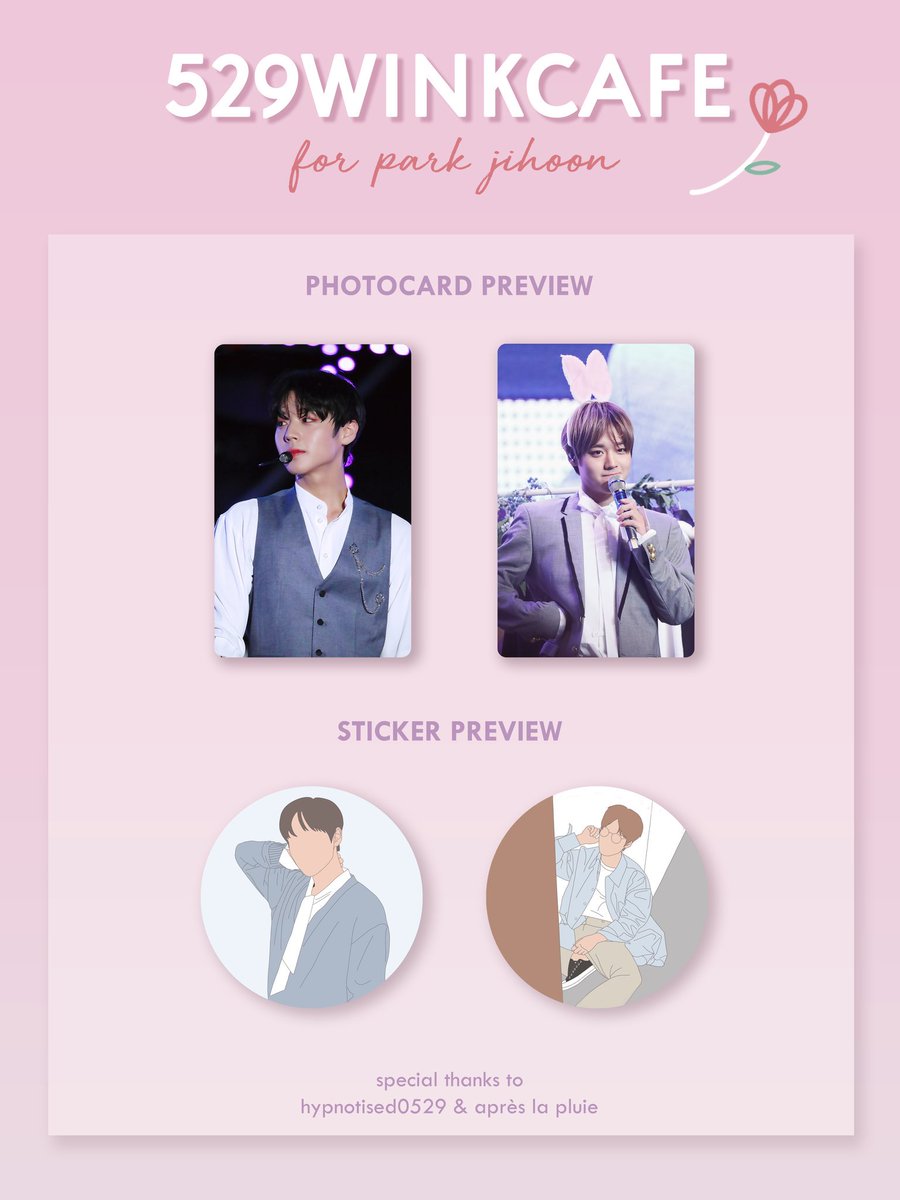 529WINKCAFE's tweet photo. 529WINKCAFE
— for park jihoon's 21st birthday

EVENT NOTICE &amp; GIFT PREVIEWS

RSVP to the event here: https://t.co/OCna1iXsyj

#박지훈 #parkjihoon
#529WINKCAFE https://t.co/8QeC9scfLs
