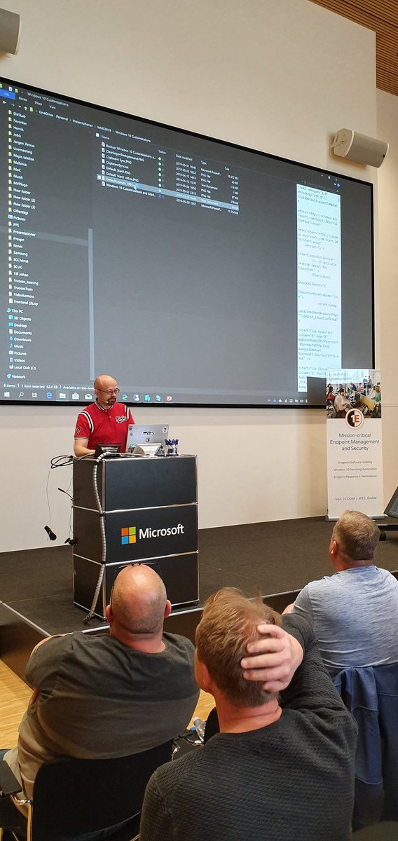 agerlund's tweet photo. @ccmexec giving # scugdk attendees a little insight to what next week will be like #MMSMOA thanks to #1E_Global #Softwarecentral for supporting the community https://t.co/3zsatJ1k8a