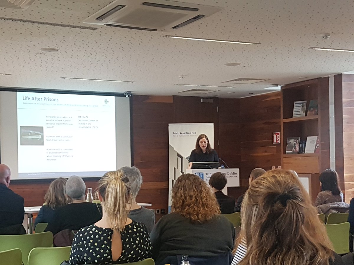 Prof Mary Rogan, with the PRILA team, breaking the silence on our perceptions of prison at #trinityweek <a href="/TLRHub/">Trinity Long Room Hub</a>