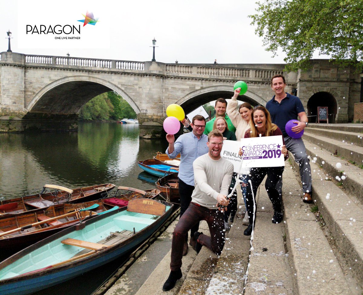Thrilled to have been shortlisted for the prestigious #CONFAWARDS10 under the category 'Best Events Agency - Under 20 Employees'! To celebrate, a few of us took a stroll by the river... shout out to all the lovely locals offering to take our photo! #Richmond #Finalist #Champers