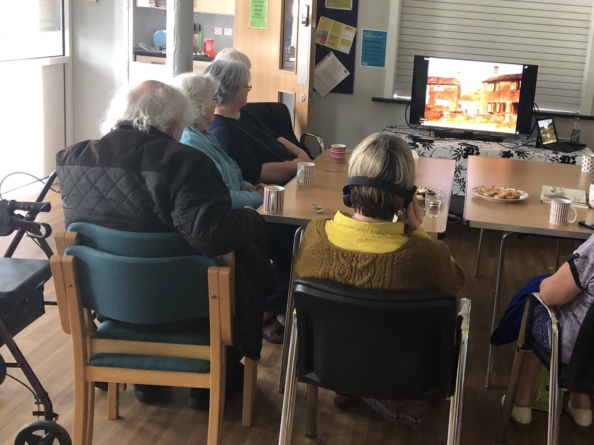 We were joined by Gill Bond from <a href="/SlawitMoonrakin/">Slawit Moonraking</a> who captured the running conversations and observations from the group as they watched for @moonmothradio 🎤. She plans to turn that along with some interviews into a pod cast.
She will visit the group again to share... 2/3