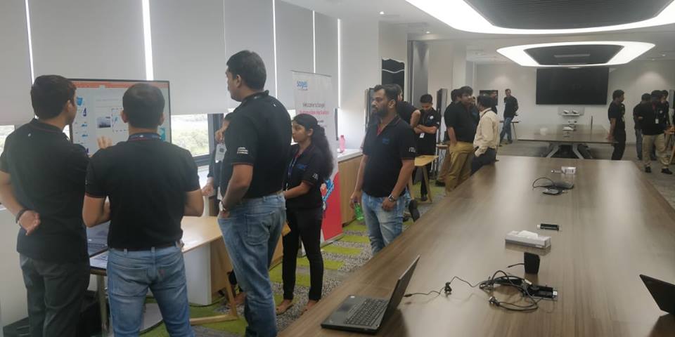 CapgeminiIndia's tweet photo. #Throwback to the finale of @sogeti #AutomationHackathon in #Mumbai, where 10 finalists got a chance to showcase their solutions to our leadership team. A day full of innovative solutions, leadership interactions and partner sessions. #FlashbackFriday https://t.co/Qa7qy1R66r