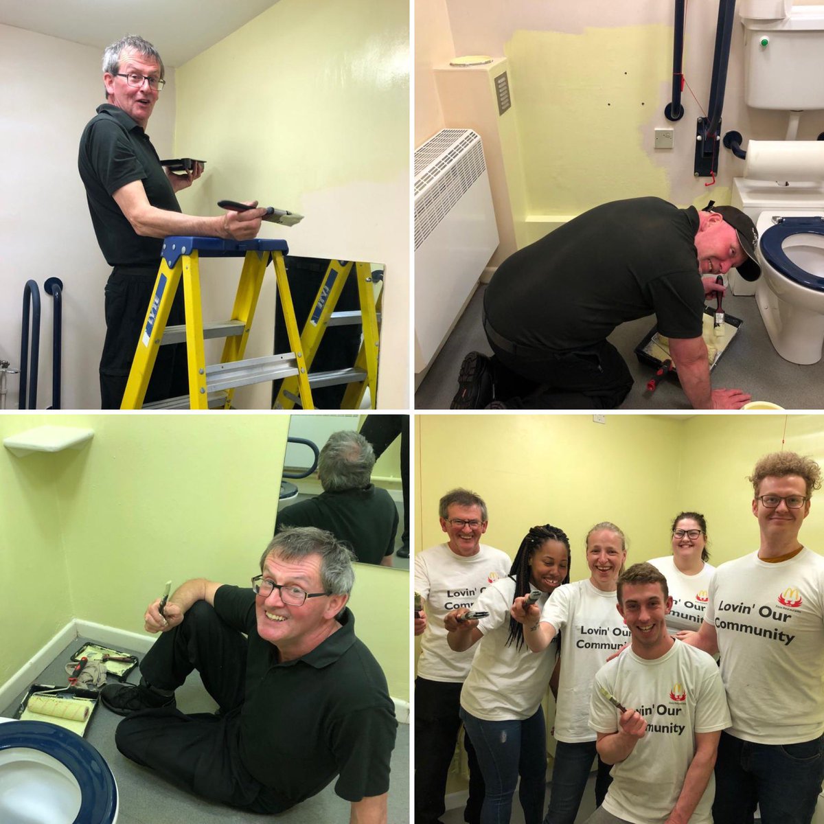 Team Valley Road continued with the ongoing project to help Basford Community Centre with painting and gardening this week. A BIG thanks and well done to the 11 volunteers #LWYL 👏😀🌿🌸🎨🖌🧹