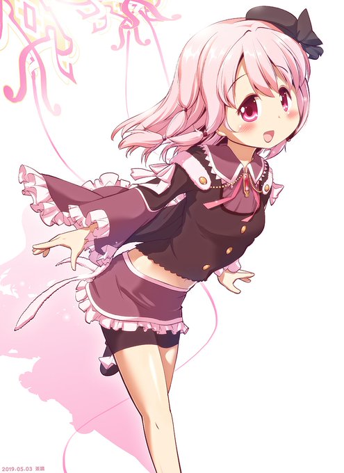 お題箱リクエストより、マギレコのういちゃん描きました 