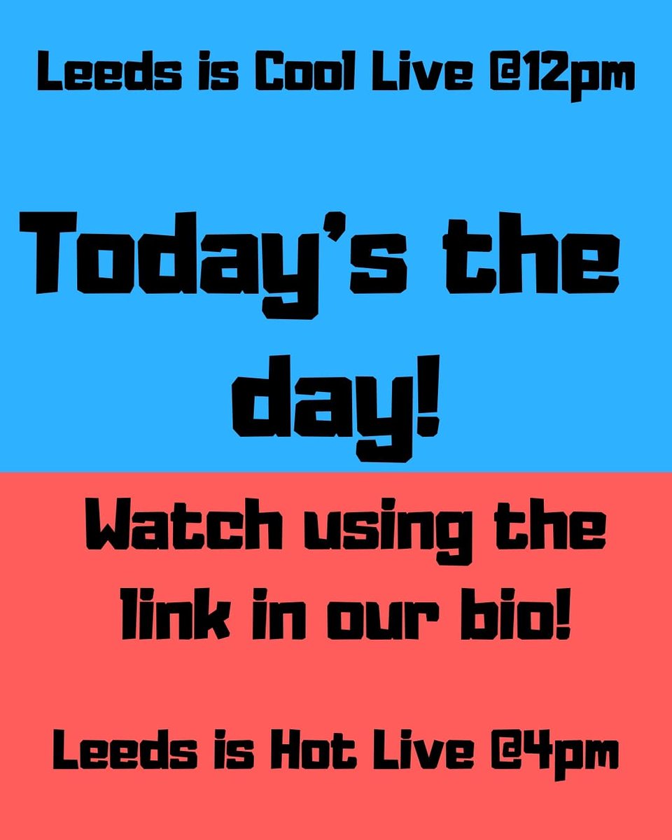 Today is the day! 
Share this post and make sure all the hard work of MFC students can be seen.
If you want to support our students you can watch live using this link bit.ly/CoolorHotLIVE 
Thank You! 🔥❄