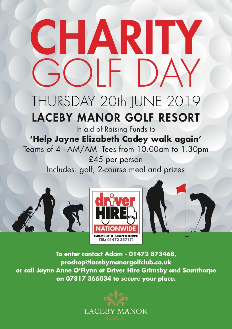 Workwisewomen's tweet photo. Invitation from Jayne O'Flynn, Driver Hire Grimsby to Charity Golf Day at Laceby Manor Golf Resort 20th June 2019 - https://t.co/A9v4tD32zR https://t.co/2MxRQ6YRVg