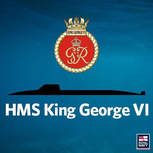 FauteuilColbert's tweet photo. SSBN #DreadnoughtClass / #RoyalNavy :
➡️ L'Amiral Philip Jones (@AdmPhilipJones), « first sea lord », dévoile ce jour le nom du quatrième bateaux de la classe : le HMS « King George VI » : premier du nom.
➡️ Les quatre #Vanguard seront remplacés à partir de 2028 par les : https://t.co/K4yFgKZ5FK