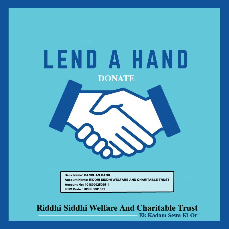 RiddhiSewa's tweet photo. Riddhi Siddhi Welfare &amp; Charitable Trust has been working in India, focusing on alleviating poverty and social exclusion. 

Join us, donate or just spread the word.

#riddhisiddhiwelfareandcharitabletrust #bestngoinindia https://t.co/7YzxzoGCTb