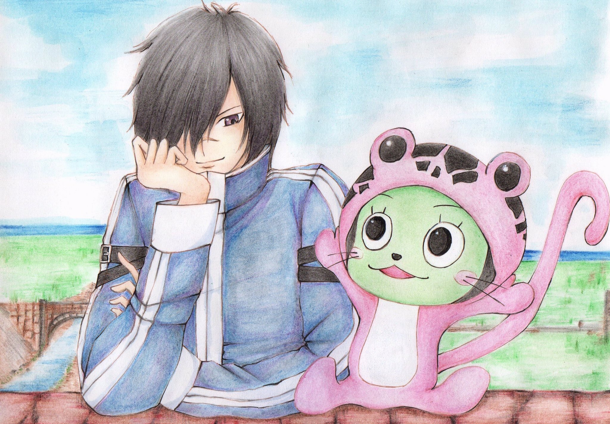 تويتر サチーナ 絵っしー على تويتر Fairytail アナログイラスト 絵描きさんと繋がりたい イラスト王国 拡散 Fairy Tailのフロッシュとローグ 完成しました ﾉ 今回は ほっこりした感じになったでしょうか T Co Fedtn9gsfs