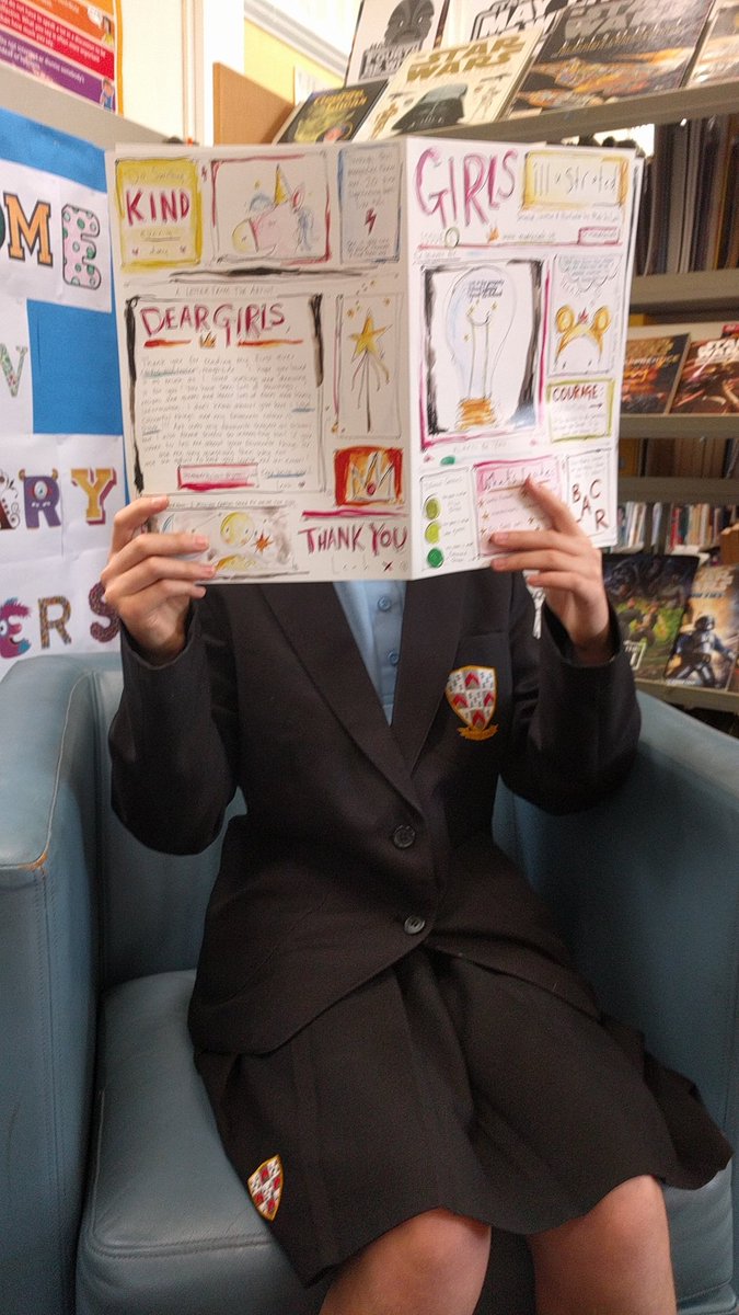 So excited to have the first edition of Girls Illustrated in KES LRC - by ex student Leah Speight <a href="/itsmadebyleah/">Made by Leah</a> Such an inspiration for our Year 7 girls!