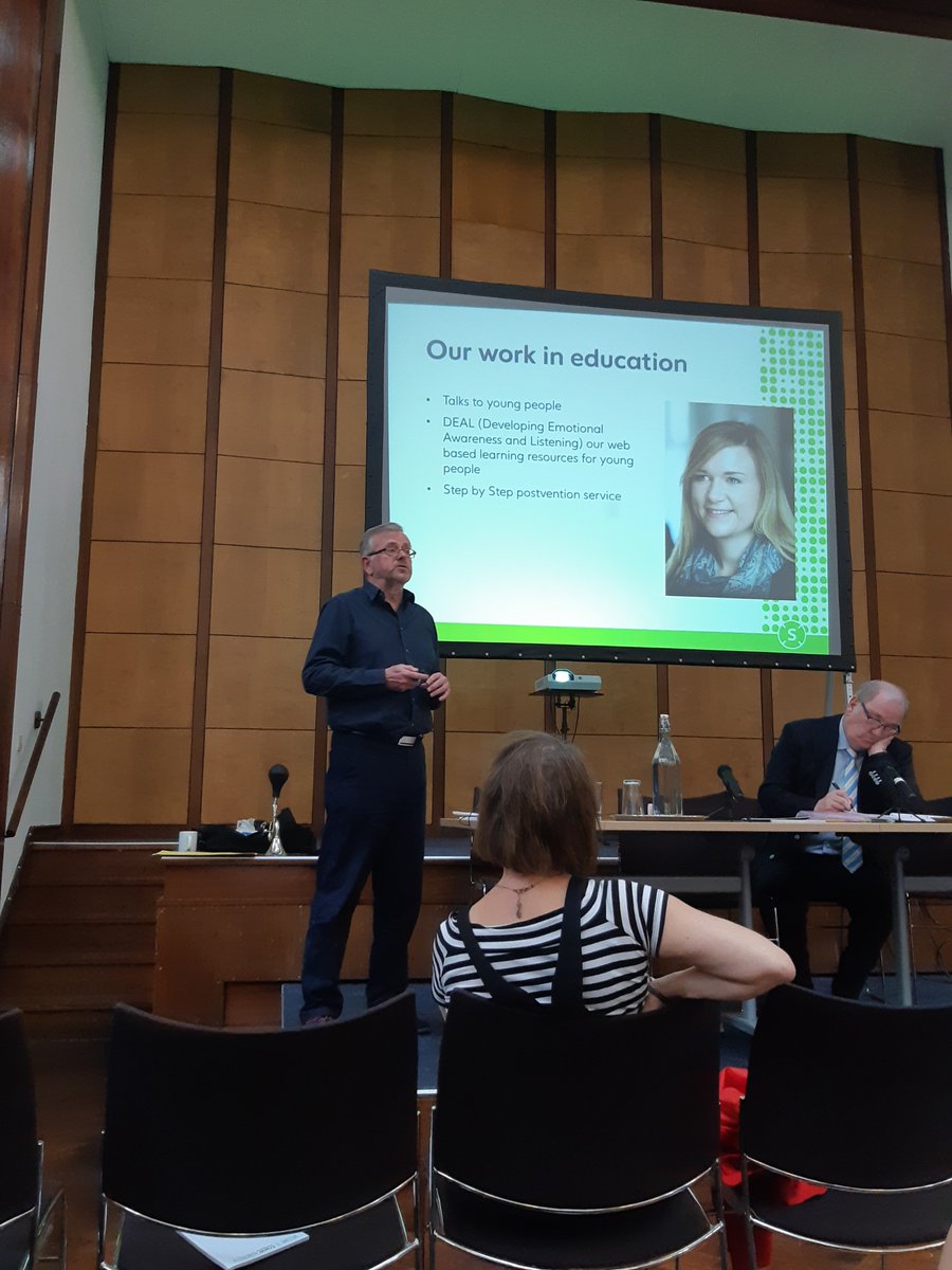 stockportsams's tweet photo. This week we've been at the Greater Manchester Suicide Prevention Conference - here's our volunteer Chris speaking about what we do https://t.co/tJ6xq1z2jT