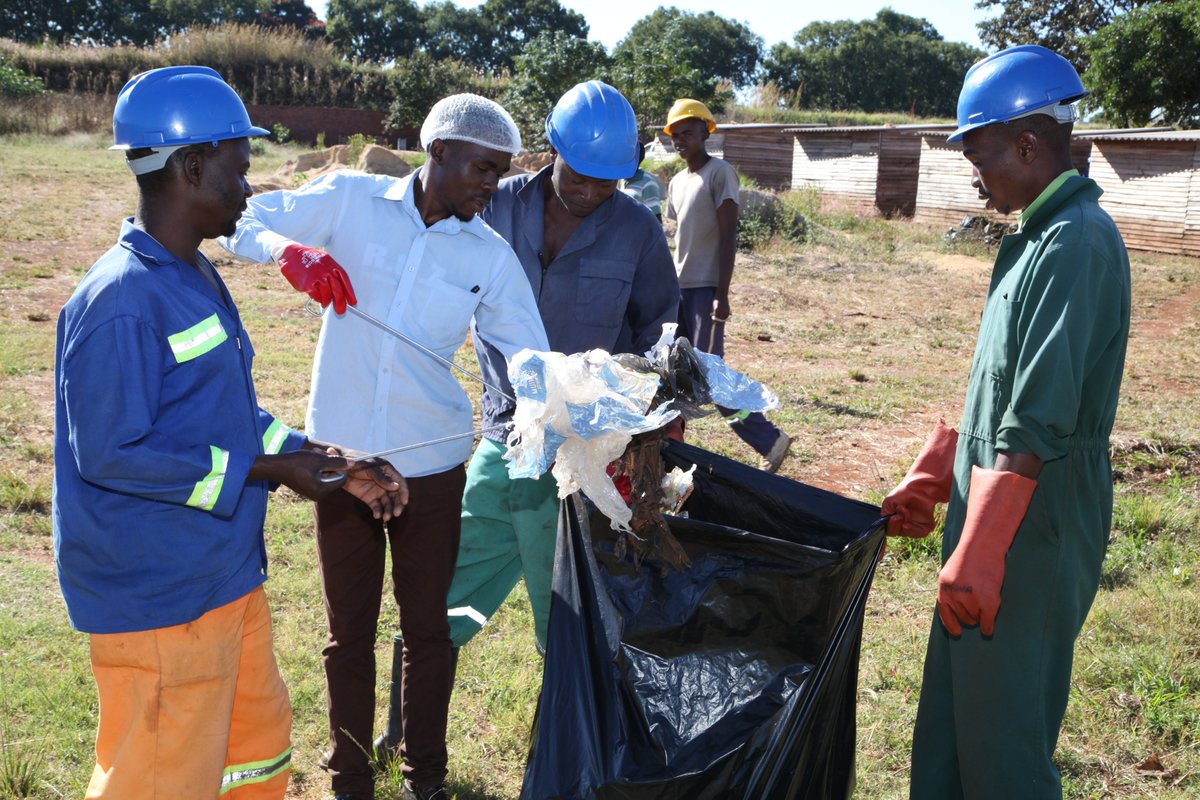 HarareInstitute's tweet photo. The Harare Institute of Technology joined Zimbabwe in observing the National #CleanUp Day this morning at the University campus in Belvedere.https://t.co/HI4hr4AFOy #CleanUpCampaign #CleanUpZimbabwe #CleapUpFriday https://t.co/M1svfOGImn