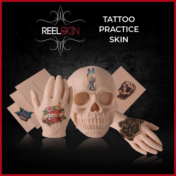 MagnumTattooSupplies on X: 👐AVAILABLE NOW - REELSKIN PRACTICE SKIN!✊ ⚫ ReelSkin Synthetic Practice Skins & Body Parts are the most realistic tattoo  practice skins available.  #reelskin  #tattoopracticeskins #tattooartist