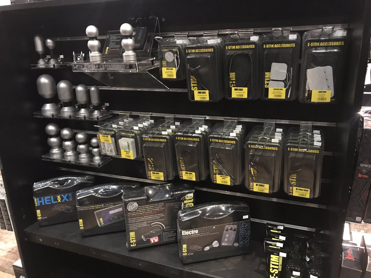 MickEStim's tweet photo. Great day yesterday catching up with @estimsystems stockist @ProwlerRED They are all stocked up for the Bank Holiday weekend so why not pop in and see them. #estim #soho #electrosex #electro https://t.co/x6XDBzWJay