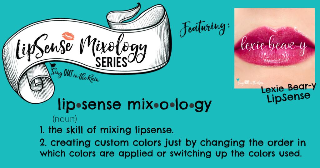 'Just by changing HOW you layer it – changes the color.' lttr.ai/Bkpr #lipsensemixology #lipsense #lexiebeary