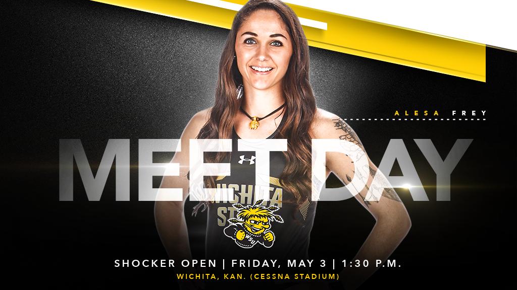 GoShockersTFXC's tweet photo. One last regular season home meet! Field events begin at 1:30 p.m., followed by a senior recognition at 5:00 p.m., before running events at 5:20 p.m. WSUtv will begin a live stream at 5:00 p.m. #watchus

📊 | https://t.co/AXljA0bYAk
💻 | https://t.co/rEtWgqcRsa https://t.co/8Mig6D0AVe