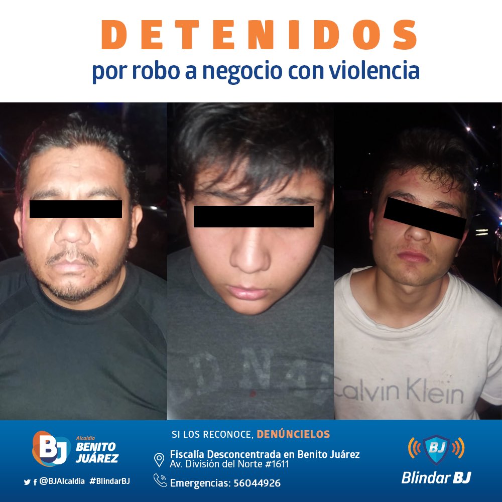 BJAlcaldia's tweet image. #FlashInformativo Como resultado de las acciones coordinadas, elementos de la @SSP_CDMX lograron la detención de 5 personas por robo a negocio con violencia en Emiliano Zapata, colonia Santa Cruz Atoyac. #BlindarBJ