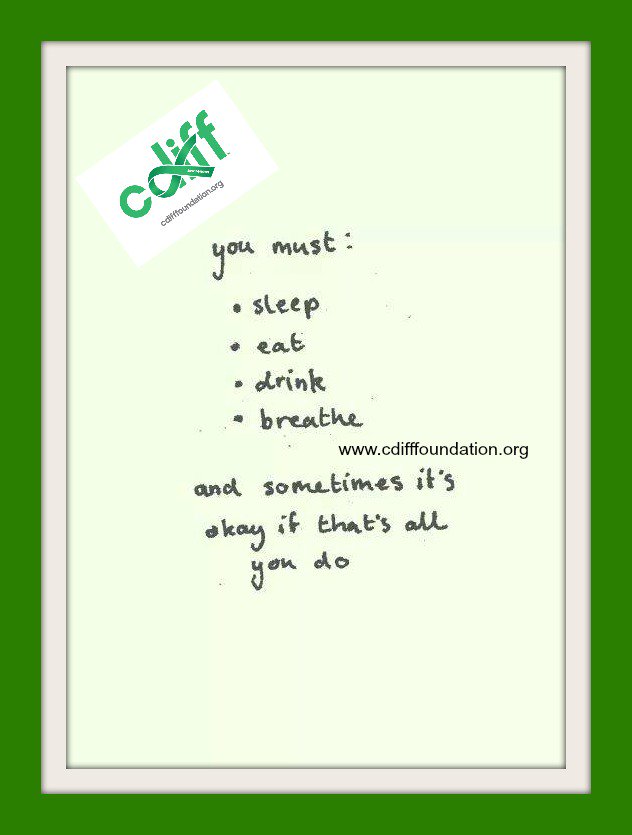 cdiffFoundation's tweet image. #cdiff patients -- each day is a new day to try again -- another day for healing -- another day to be ........ we send you get - well wishes and best wishes for continued healing.  #CdiffStrong #CdifSurvivors #CdiffFree 
cdifffoundation.org    cdiffsurvivors.org