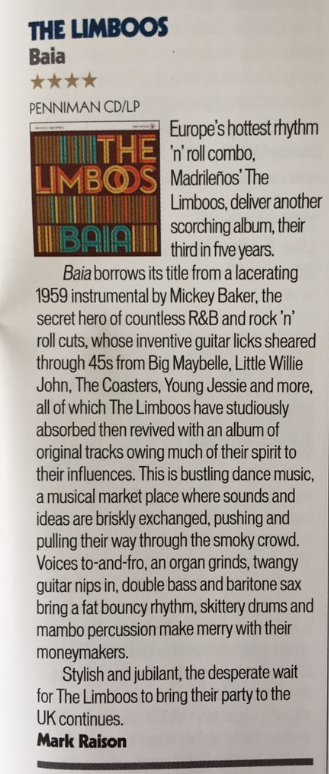 Great review of "Baia" on <a href="/shindigmagazine/">𝐒𝐡𝐢𝐧𝐝𝐢𝐠!</a> (UK)!
