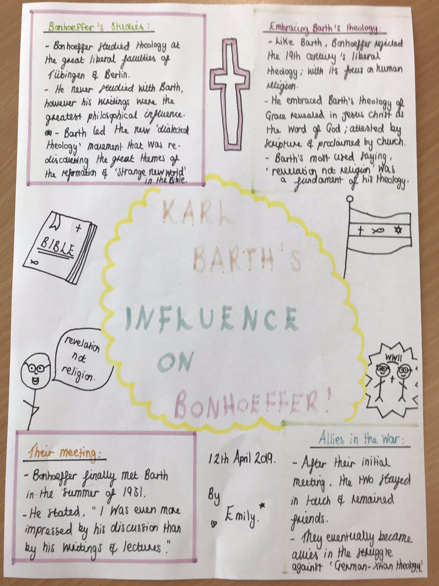 Tormead_RS's tweet photo. Y12 explore the connection between Barth’s Christocentric Revelation and Bonhoeffer’s Confessing Church whilst Y7 ponder the reactions and reasons behind those reactions to the crucifixion of Jesus. #HPLEdu https://t.co/kgEPmv0oUj