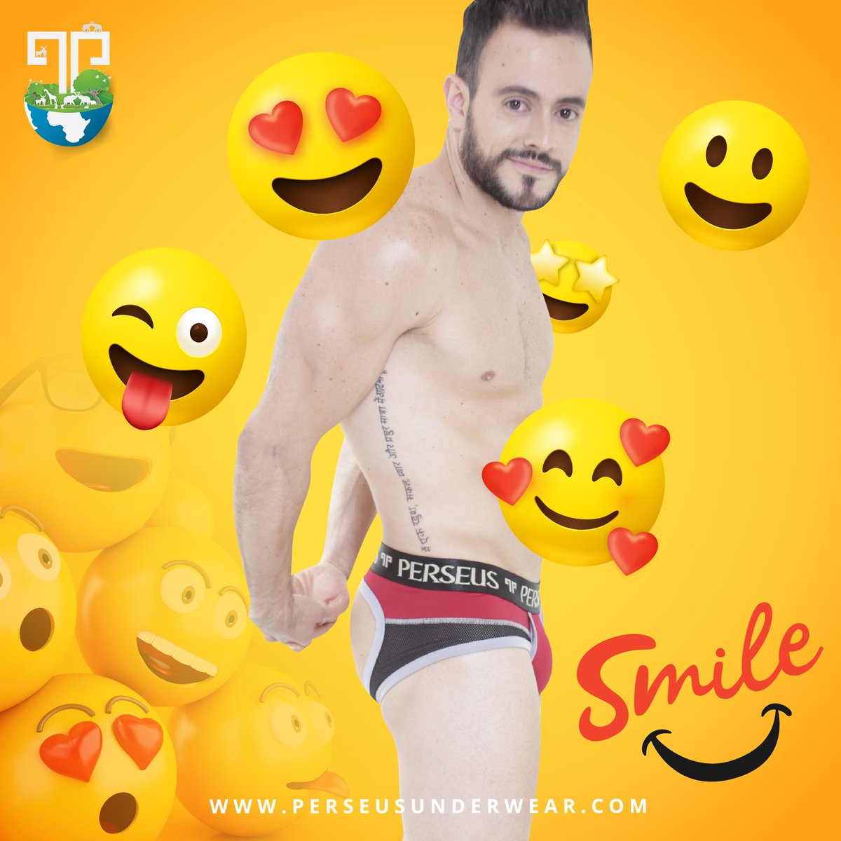 PerseusUnderw17's tweet photo. Smiles 😀 are contagious.... Be a carrier!

#BeStrong #BeBrave #BePerseus #mensunderwear #undies #Briefs #Trunks #BoxerBriefs #Jockstraps #Thongs #Swimwear #Harnesses #fashionformen #mensclothing #bodywear #mensfashion #malemodel #muscle #abs #smile https://t.co/UK9SzhcF5s