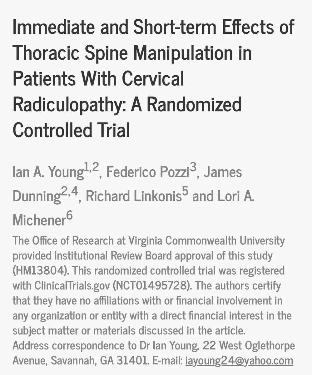 Congrats to AAMT’s Ian Young and James Dunning, publishing again in JOSPT.