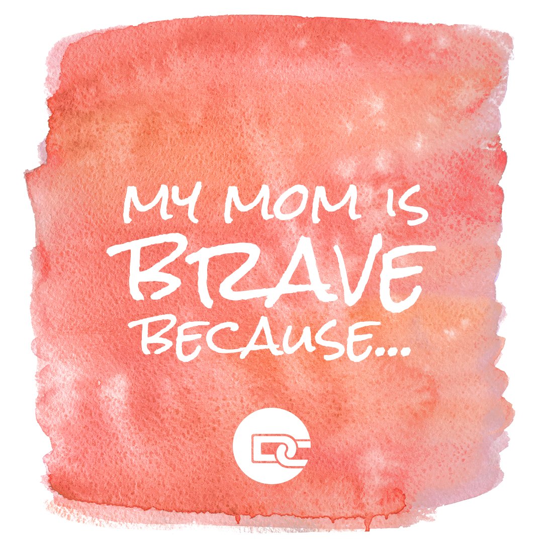 In honor of #MothersDay, we're celebrating #moms all month long! 

Tell us - what makes your mom brave? 💪