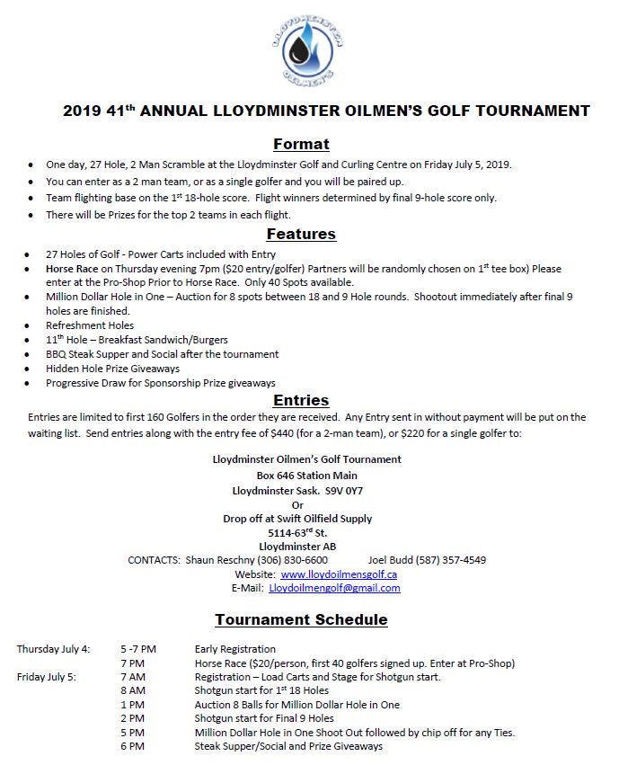 Lloyd Oilmen's Golf tweet media