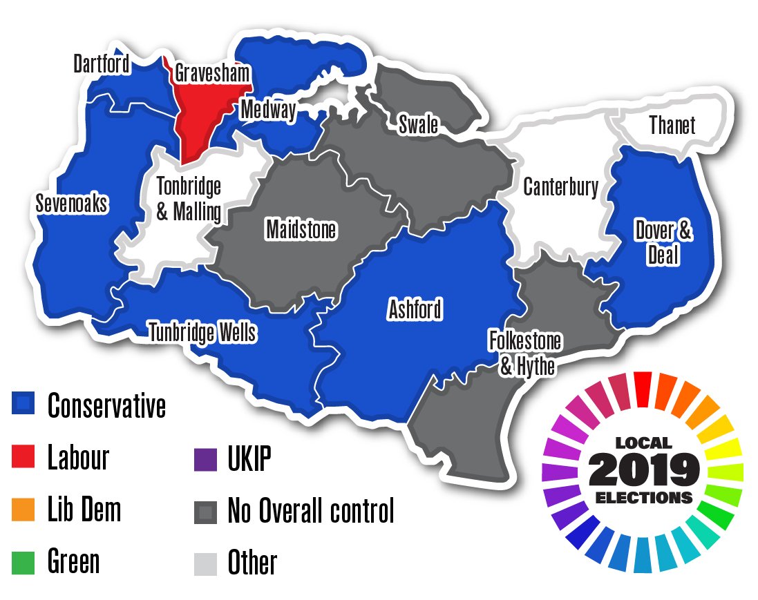 Kent_Online's tweet photo. Labour have won Gravesham Borough Council from the Conservatives, taking their first authority in the county #KentVote19 https://t.co/f5xfSkD0fl https://t.co/jhm4tlQbjL