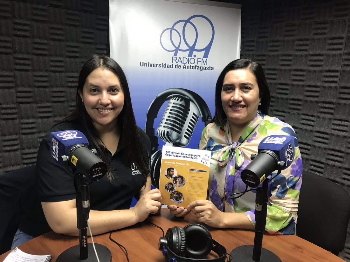 Hoy en Fuera del Tiesto 🎙, nos visita la líder de Programas de Fundación Minera Escondida, Jenny Zepeda, para conversar sobre la XIX versión del “Concurso para organizaciones sociales 2019” 😍 <a href="/fmescondida/">FME</a> <a href="/CEDEUA/">CEDEUA</a> <a href="/alianzaantofa/">Alianza Antofagasta</a>