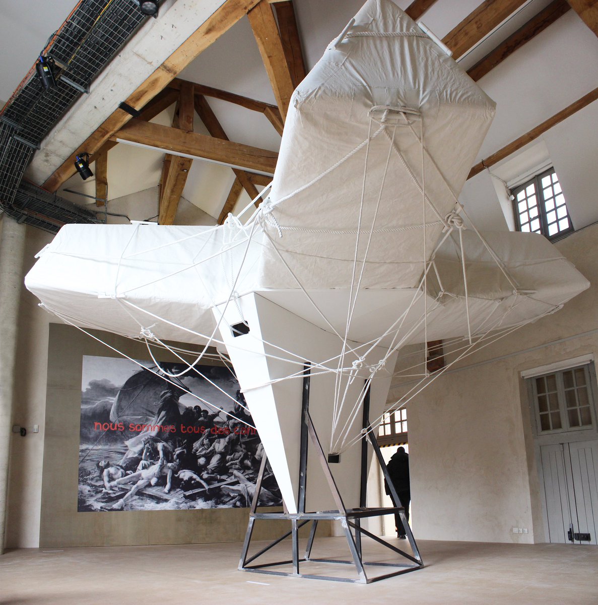 Didier_Faustino's tweet photo. Lampedusa and Nous sommes tous des cannibales. Two of my works to discover at @MarechalerieCAC during #Augures @BapIdf
Thank you #ValerieKnochel #JeanChristopheQuinton @FdeMazieres #mesarchitecture #architecture #art #exhibition #lampedusa #gericault #levistrauss https://t.co/AnbSntjhHT