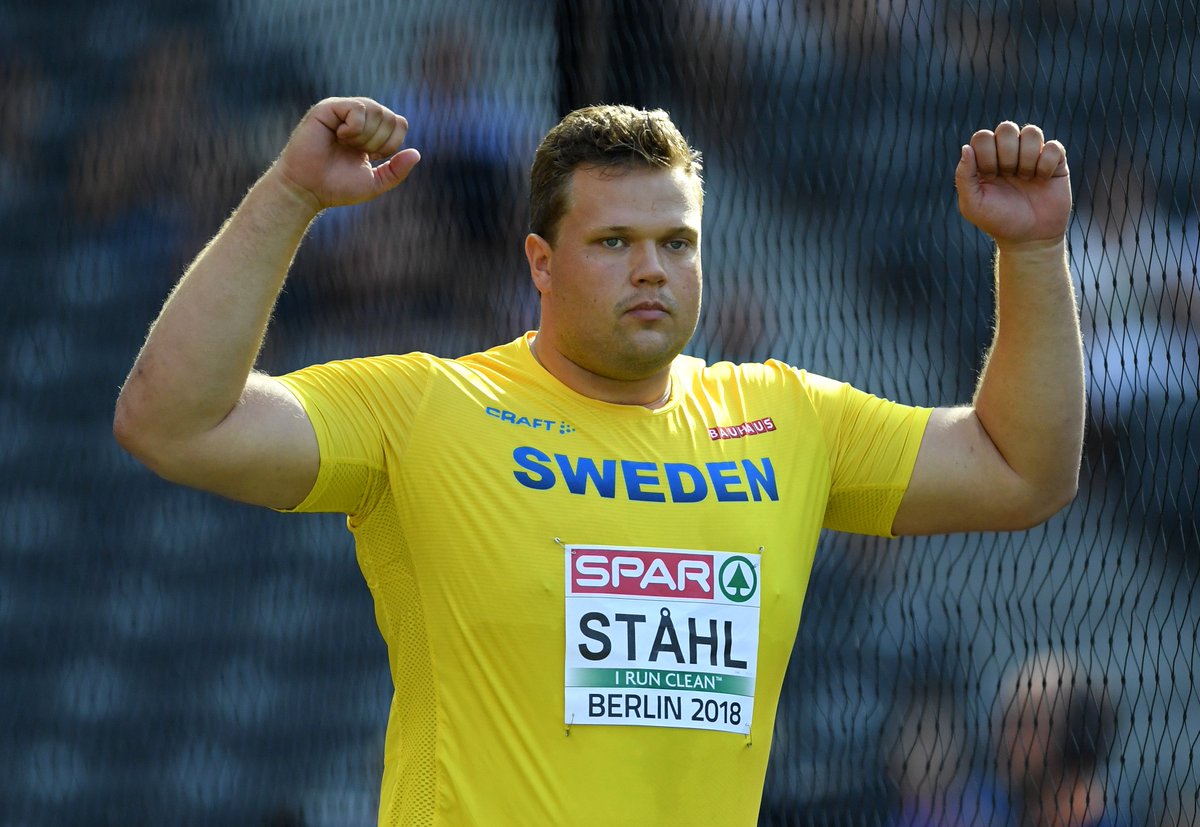 Daniel Stahl's incredible series in the discus:

69.63m
70.49m DLR
70.56m DLR
69.54m
69.50m
70.32m

First time someone has surpassed the 70m-line in a Diamond League competition...and he did it three times!