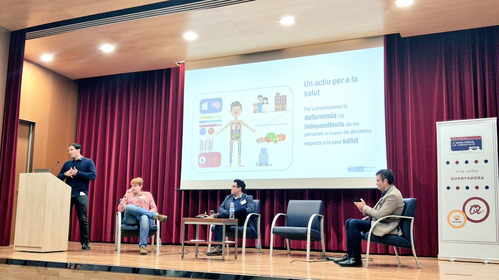 MarinaGarcia70's tweet photo. Quants de vosaltres creieu que esteu saludables? Ens pregunta @marcfortes amb Infermera Virtual @infermeria Hi han hagut sorpreses.... 🤓#EIcomsalut19 https://t.co/xEXOkHaamm