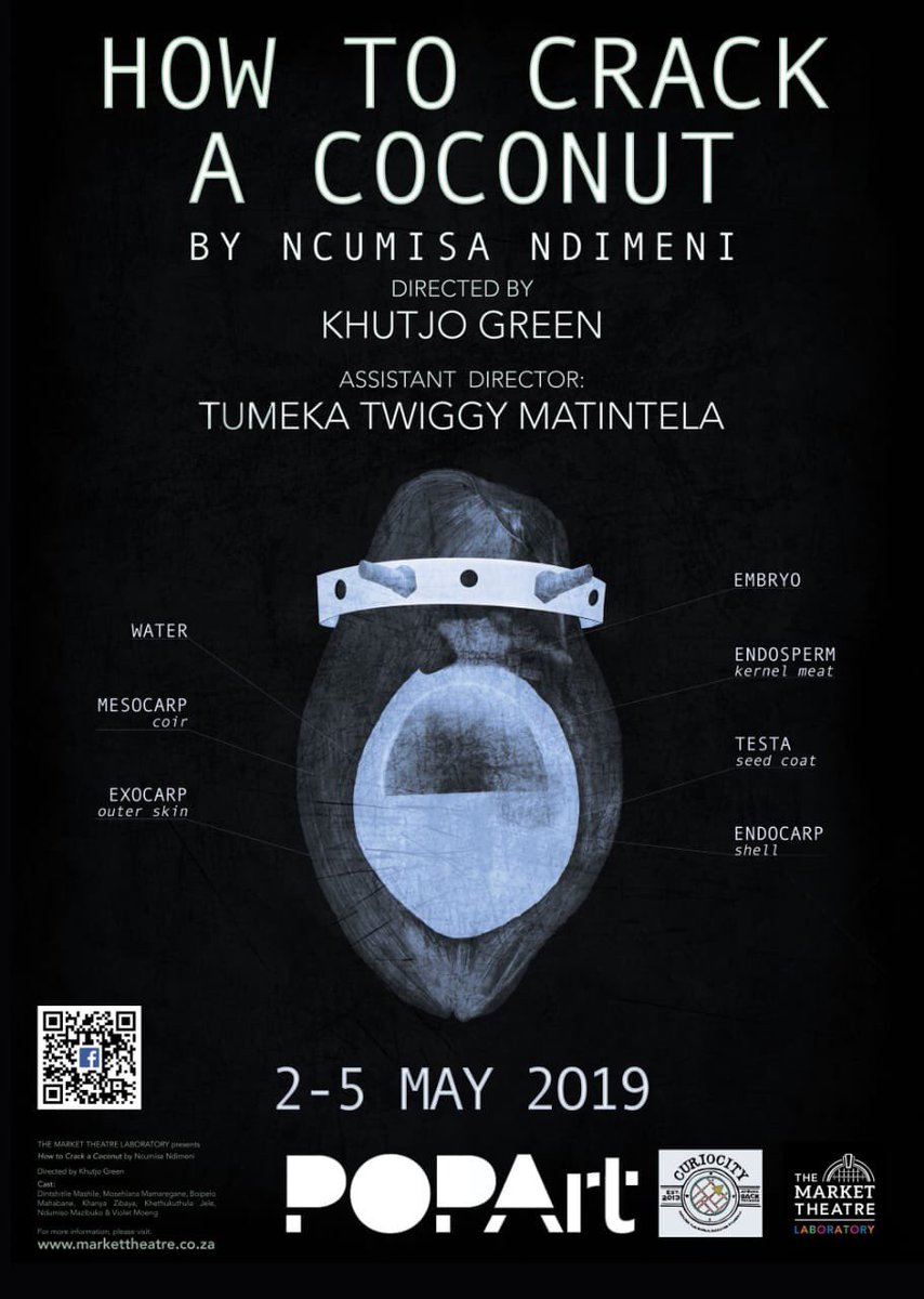 TheatreZa's tweet image. Need something to do this weekend? #HowToCrackACoconut #Go @POPArtJHB @TheMarketLab #Sophiatown #Itoseng @joburgtheatre