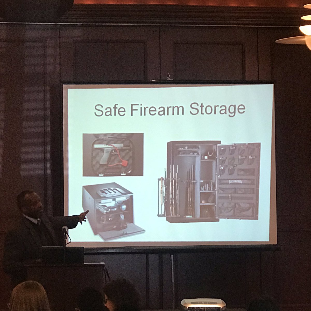 PedsMamaDoc's tweet photo. Learning ways to protect kids from #GunViolence @mnaap #HotTopics2019 from @mundumuragu. #ThisIsOurLane
#EndGunViolence #GunSafety @MomsDemand @sandyhook @meganranney @ResearchAffirm Secure Model Ask Recognize & Tell #BeSmart https://t.co/MfKtRsCVxB