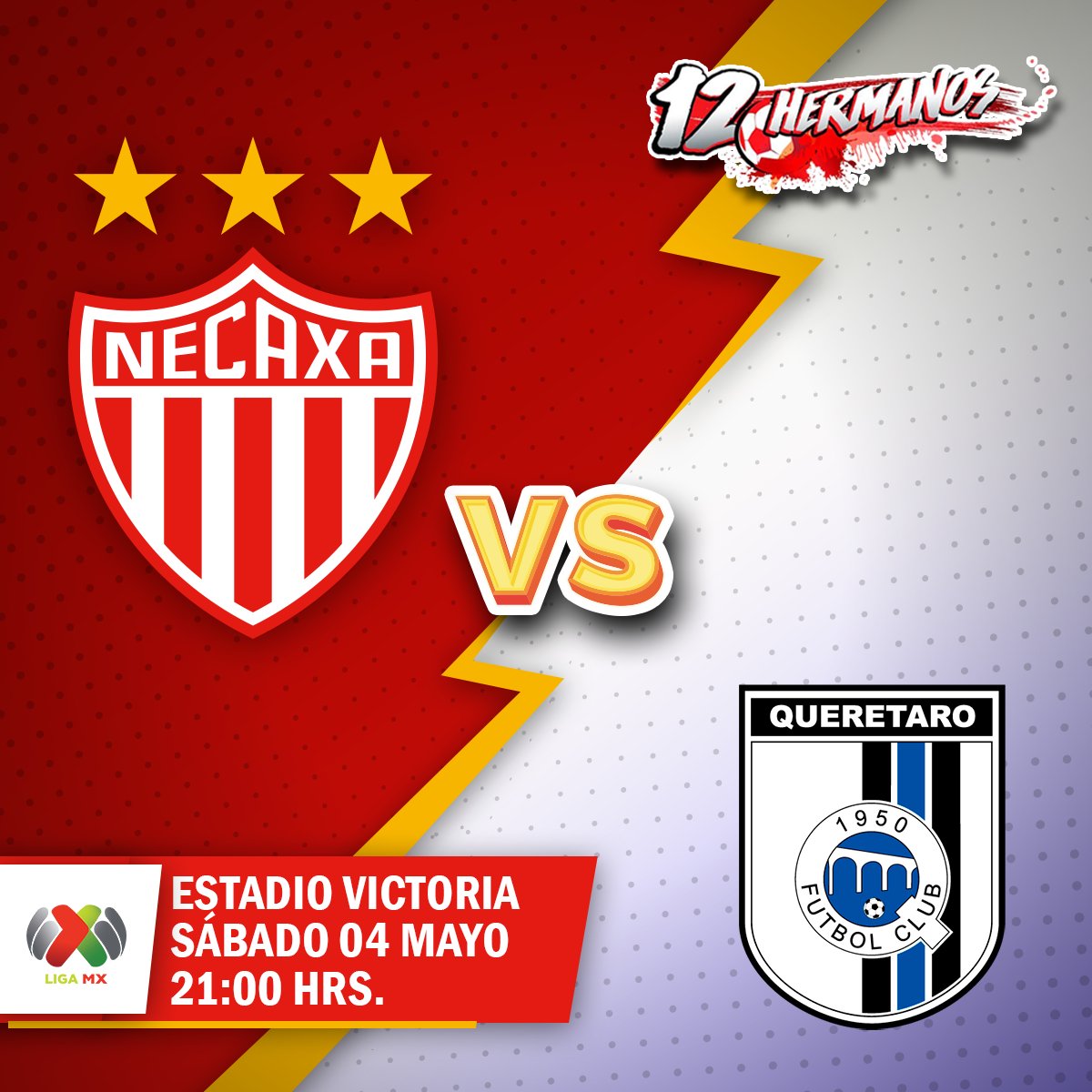 12_hermanos's tweet photo. Mañana el rato hará temblar a todo Aguascalientes y a su @FNSM_Oficial 

Los esperamos en el encuentro contra los @Club_Queretaro 
⚡vamos con todo⚡
#FuerzaRayos https://t.co/skJRAEXMQE