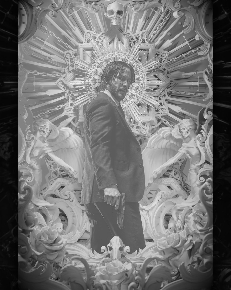 Making Of my Official artwork done for @Lionsgate &amp; @JohnWickMovie 

Full project here: https://t.co/L5sLs7UR3k

#JohnWick3 #MakingOf 