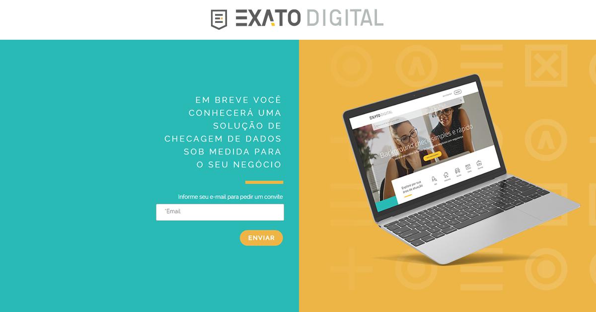 exato_digital's tweet photo. O Exato Digital® é um produto inovador de checagem de dados que será lançado em breve.
Quer ser um dos primeiros a testar? Acesse: https://t.co/h7Q5GDZ6TH e peça seu convite! #DirectDigitalTecnologia #ExatoDigital https://t.co/IzUA0xjqPE