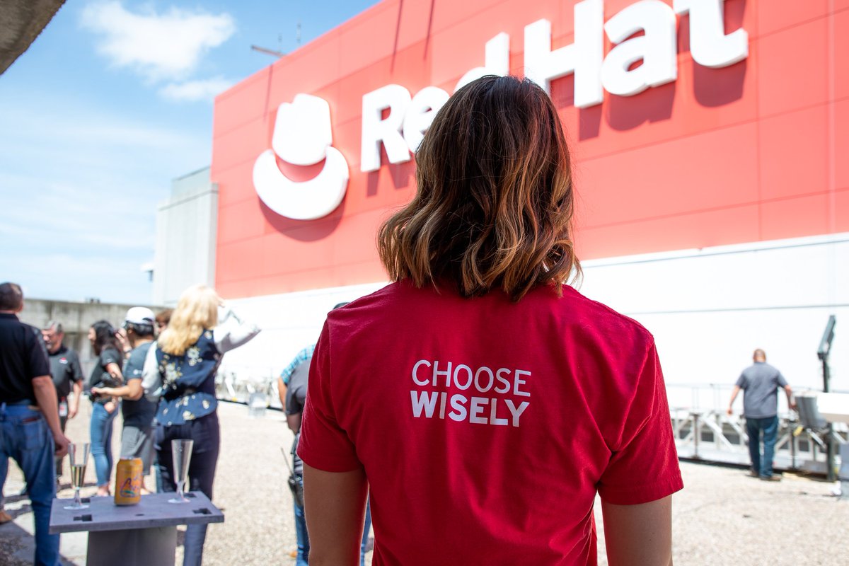 RedHat's tweet image. You helped us make our mark. Others might not have taken an open, collaborative approach to evolving a corporate logo and brand system. But we&apos;ve never been like the others. red.ht/2LaHjdF #OpenBrandProject