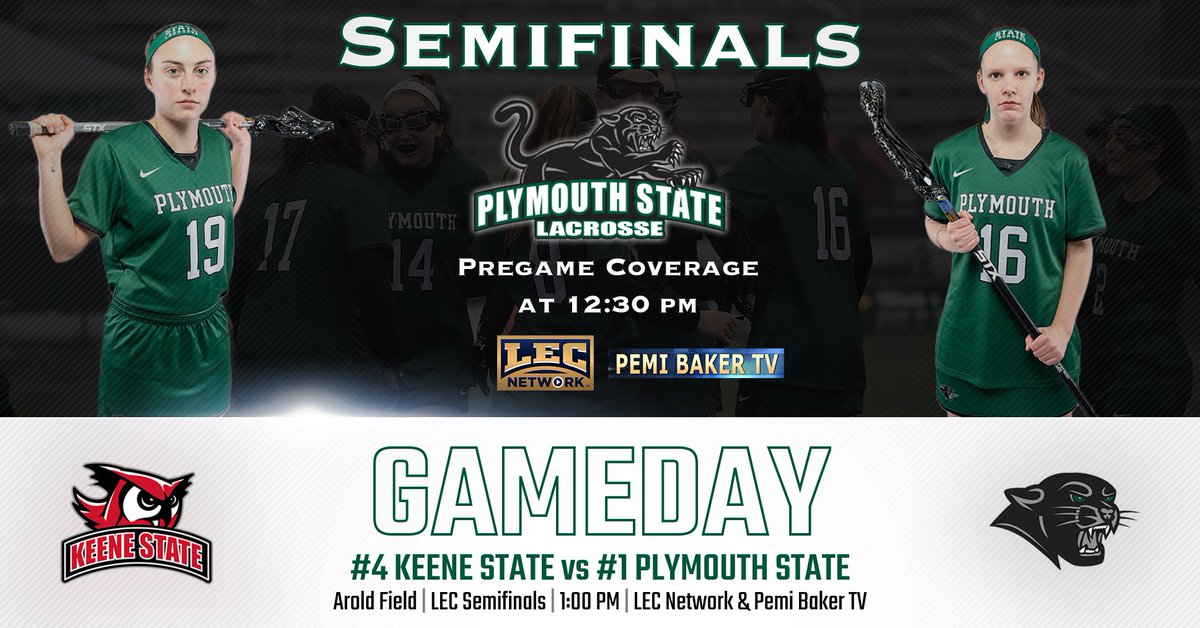 PSUPanthers's tweet photo. GAMEDAY! | WLAX battles rivals @KeeneStateOwls in the @LittleEastConf semifinals this afternoon at home. Come down and cheer on your Panthers!
#BleedGreen #PantherNation #LECchamp #LEClax
📍Arold Field
⏰ 1:00 PM
📊 https://t.co/vsFhgD6Eem
📺 LEC Network | @PemiBakerTV https://t.co/lE6MnUGuQu