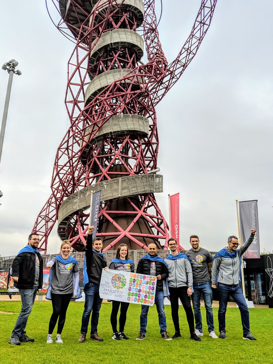 edlines's tweet photo. 36 Googlers from @GoogleUK are abseiling 262ft down the Orbit in the Olympic Park today for our UK Charity of the Year @royalmarsden, @GiantPledge led down by @RonanHarris! Donate here https://t.co/GQUuhiHwWv https://t.co/eGKlseqCc0