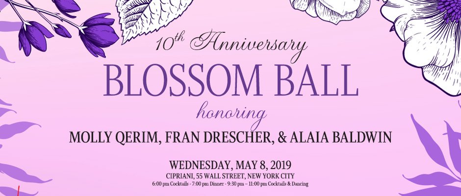 Thrilled to share that I'll be honored at <a href="/endofound/">Endometriosis Foundation of America (EndoFound)</a>’s 10th annual #BlossomBall May 8 in NYC, along w/ these wonderful women + #endometriosis advocates <a href="/alaiabaldwin/">alaia baldwin</a> &amp; <a href="/mollyqerim/">Molly Qerim</a>. My commitment to women’s health awareness extends to endometriosis. Join us endofound.org/blossomball