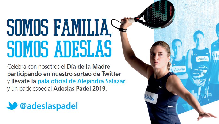 adeslaspadel's tweet photo. Porque sin ellas nada sería igual... ¡Toca prepararse para celebrar el #DiadelaMadre! 

En uno de los días 😍 del año traemos SUPER REGALO... ¡Gana la pala oficial de @AleeeeSalazar!

✅RT
✅Qué sientes por tu madre con un icono
✅Menciona a 1 amig@

BBLL https://t.co/DY0iBaqP2d https://t.co/cvYgnSo1uS