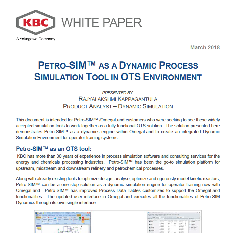 kbc_at's tweet photo. Petro-SIM enhances the profitability of over half of refiners worldwide and supports OmegaLand for a fully functional operator training system (OTS). #PetroSIM and #OmegaLand simulation tools create a one-stop solution https://t.co/jbUAB7cNQE https://t.co/ptMWHUAWTa
