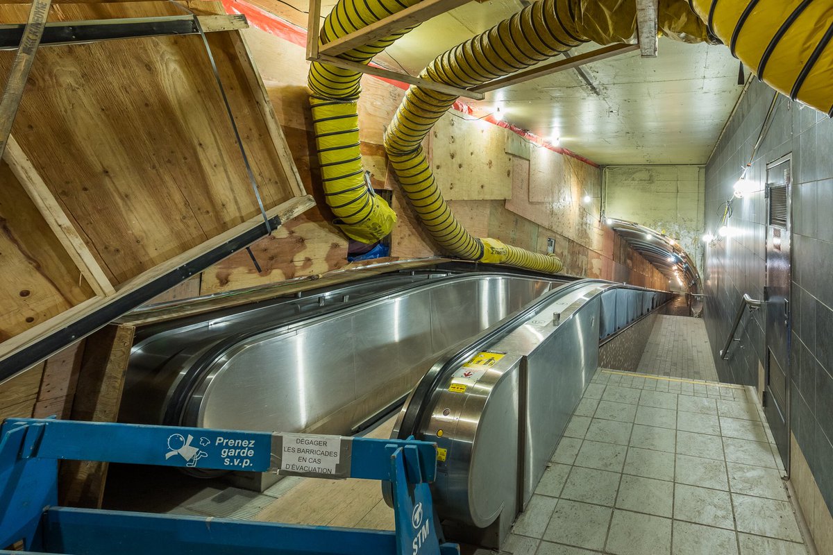 stm_nouvelles's tweet photo. [#stmgénie] Inauguré en 1967, prolongé de 1976 à 2007, le réseau du métro est en véritable reconstruction. Près de 1.8 G $ auront été investis d’ici 2023 dans divers programmes de réfection et remplacement. Le tout en maintenant le métro en opération, un exploit! https://t.co/1EqUHlSrYU