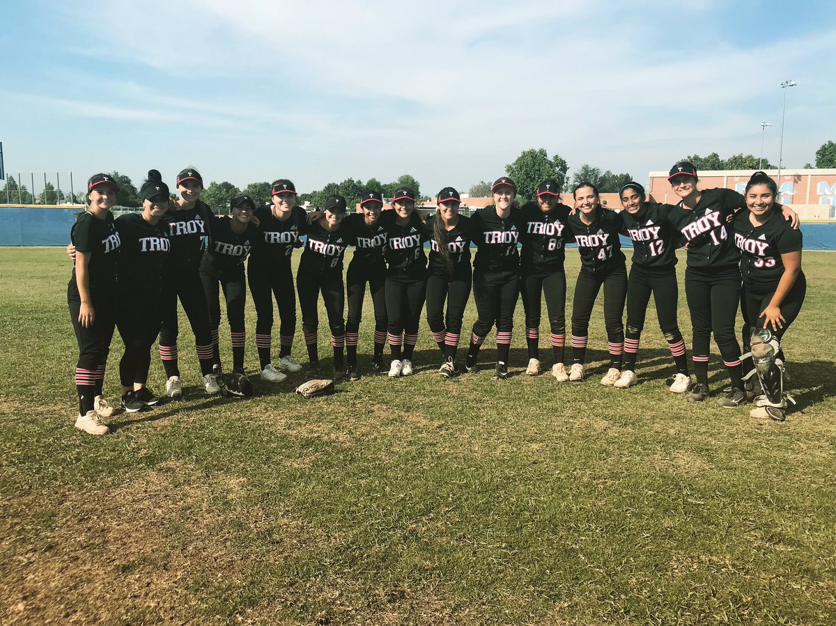 Congratulations Girls Varsity Softball for a major win against Ramona in CIF playoffs 7-1!! Go Troy! <a href="/troy_warriors/">Troy Warriors</a>